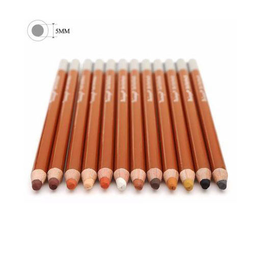 Professional Painting Color Chalk Wood Skin Tint Creative Colored Pencil 12Pcs 