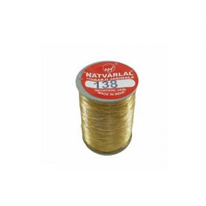 NATVARLAL Pale Gold Zari Thread (Box Of 10 Pcs)