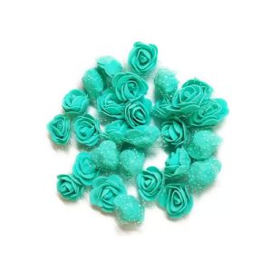 Multi Color Foam Artificial Flower Roses for  Decoration (Pack of 25 Flowers)
