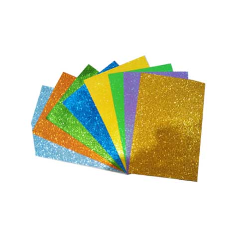 vidhyastationers Art & Craft Glitter Foam Sheet - A4 Size Pack of 20 Sheets  - Art & Craft Glitter Foam Sheet - A4 Size Pack of 20 Sheets . shop for  vidhyastationers products in India.