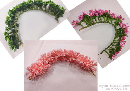 Artificial flower Hair Gajra for Women -