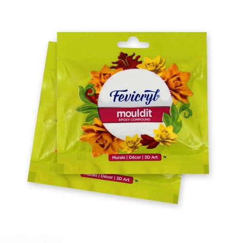 Modelistic Fevicryl Mould It Clay for Modelling and Sculpting, Air Dry Clay for Art and Craft, Gift for Artists, Students