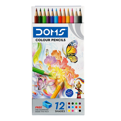 DOMS Colour Pencil 12 Shades