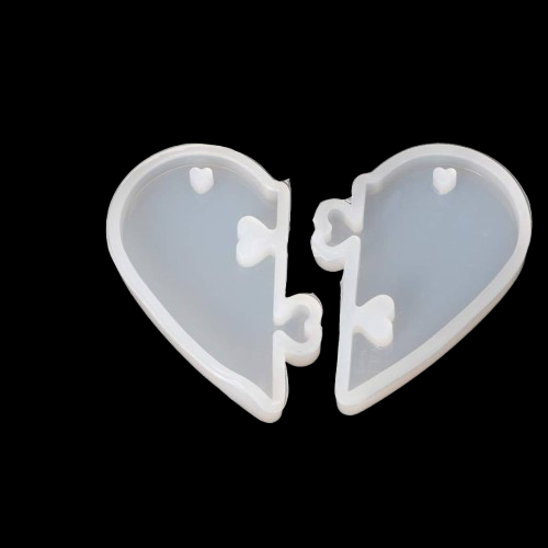 Broken Heart Silicone Mould | Pendant Mould | Resin Mould | Resin Material - Image 5