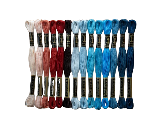 Anchor Embriodery Threads | 25 Pieces | Any Colors