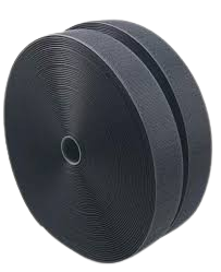Velcro (Black) Tape for Sewing & Craft Projects | Hook & Loop Fastener Strips - Image 3