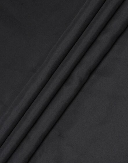 Poplin Cloth 1 Metre Black | Smooth, Lightweight Fabric for Dressmaking | Embroidery Cloth | Hoop Cloth - Image 3