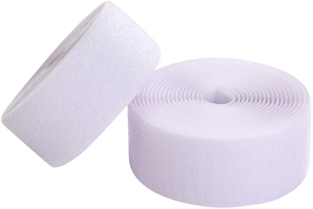 Velcro (White) Tape for Sewing & Craft Projects | Hook & Loop Fastener Strips - Image 2