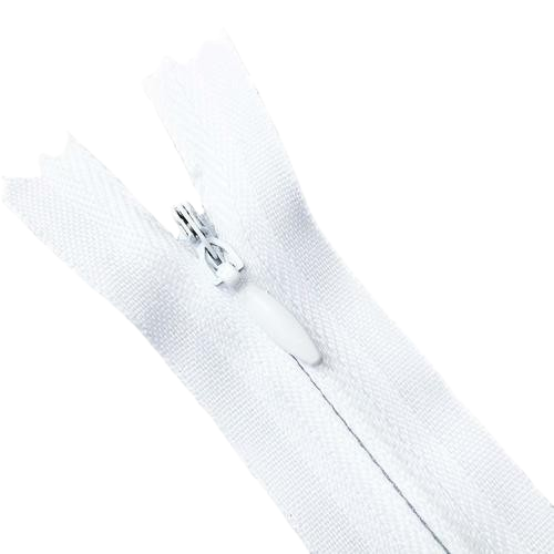 12 Pieces Of White Invisible Zip | 1 Dozen White Invisible Zip | 12 Pieces White Invisible Zips | 1 Dozen Concealed Zippers | 16 Inch Dress & Frock Zip | Tailoring & Sewing Use - Image 4