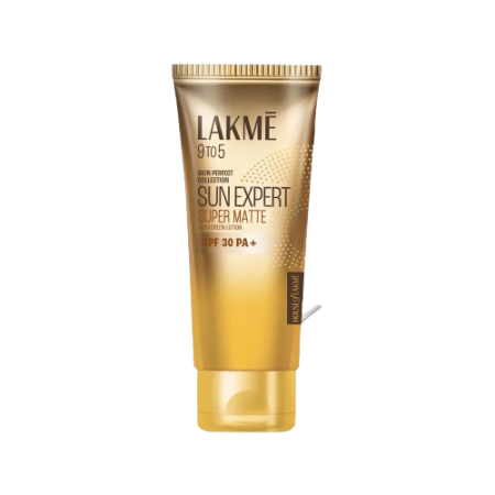 Lakme 9 to 5 Sun Expert SPF 30 PA++ Sunscreen 50ml | UV Protection & Non-Greasy
