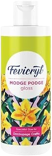 Fevicryl Modge Podge Gloss 120ml – All-in-One Glue, Sealer & Finish for Crafts and DIY