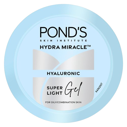 Pond’s Hydra Miracle Hyaluronic Super Light Gel | Oil-Free Moisturiser for Oily & Combination Skin – 25ml / 50ml / 100ml - Image 4