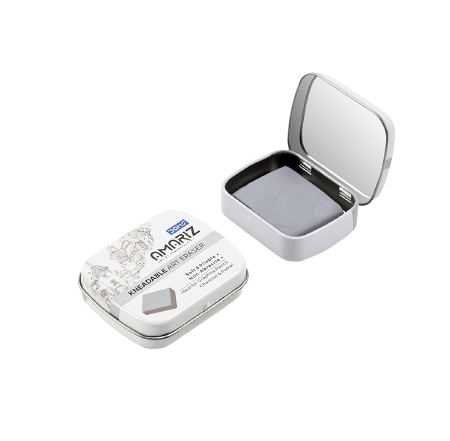 Doms Amriz Kneadable Art Eraser – Grey | For Graphite, Charcoal & Pastel