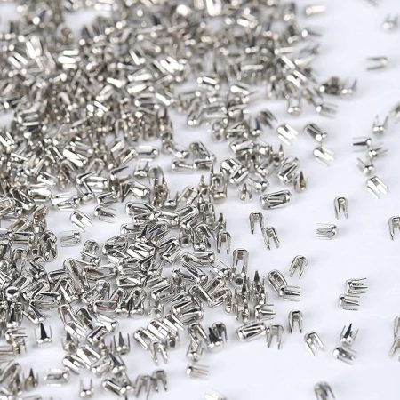Pearl Setting Machine | Pearl Rivet Buttons for Hats, Shoes, Clothes, Bags & Skirts – Silver (50g)
