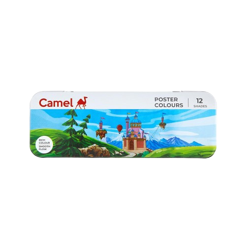 Camel Student Poster Color Set – 12 Shades x 10ml Bottles