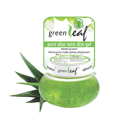 Green Leaf Pure Aloe Vera Skin Gel – 120g | Natural Moisturizer & Skin Soother