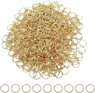 Gold Open Ring-Gold Jump Rings for Jewelry Making – Open Connectors – Pack of 25g