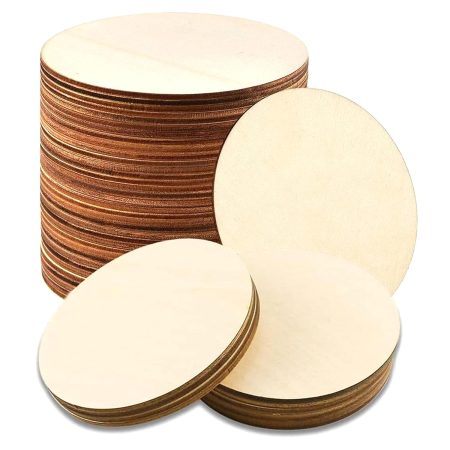 MDF Round Wooden Discs – 12 Inch Blank Craft Boards for DIY Painting, Resin, Sublimation, Wall Art & Décor (Pack of 3)