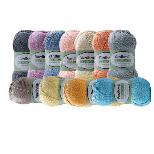 Vardhaman Cotone Knitting Yarn – Soft Cotton Blend Wool for Knitting & Crochet