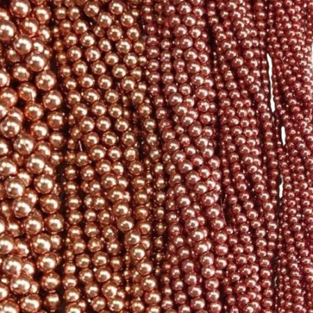 Copper Bunch Beads | Copper Beads in , 2.5mm, 3mm, 4mm, 5mm Sizes for Embroidery & Craft