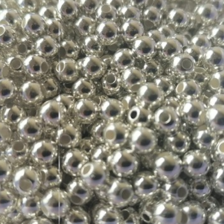 Silver Bunch Beads | Silver Beads in 3mm, 4mm & 5mm Sizes for Embroidery & Craft