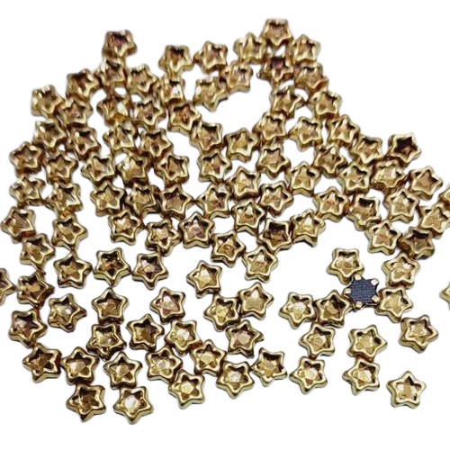 Star Shape Gold Clip Stone – Designer Stones for Embroidery & Craft
