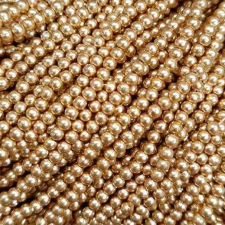 Gold Bunch Beads | Gold / Dull Gold Beads in 2mm, 2.5mm, 3mm, 4mm, 5mm Sizes for Embroidery & Craft