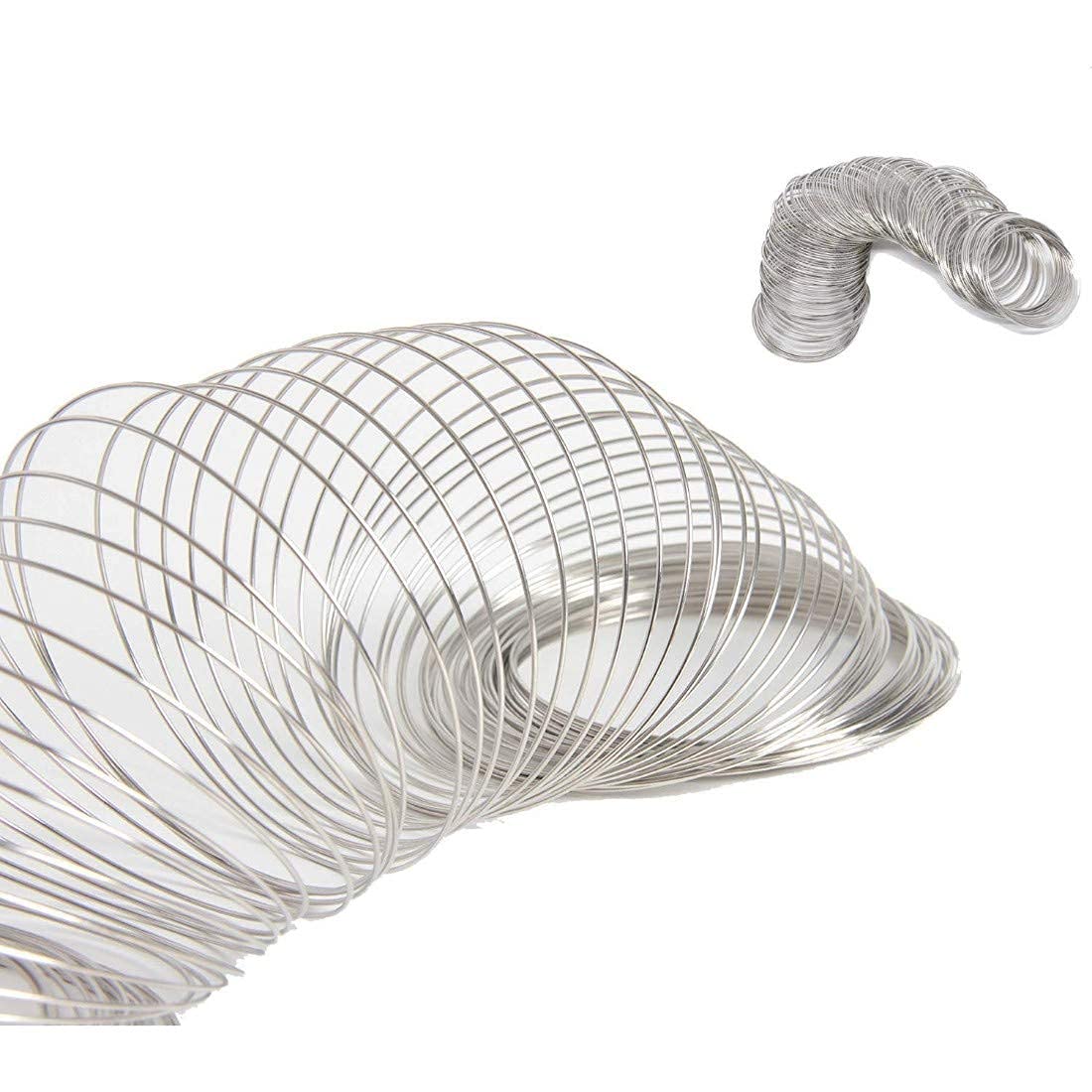 DIY Crafts Nickel Silver Memory Wire – 40 Pcs Jewelry Making Set - Image 3