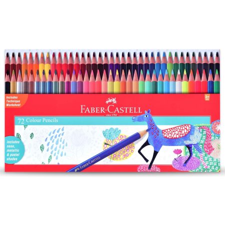 Faber-Castell 72 Colour Pencils – Premium Quality Colouring Set