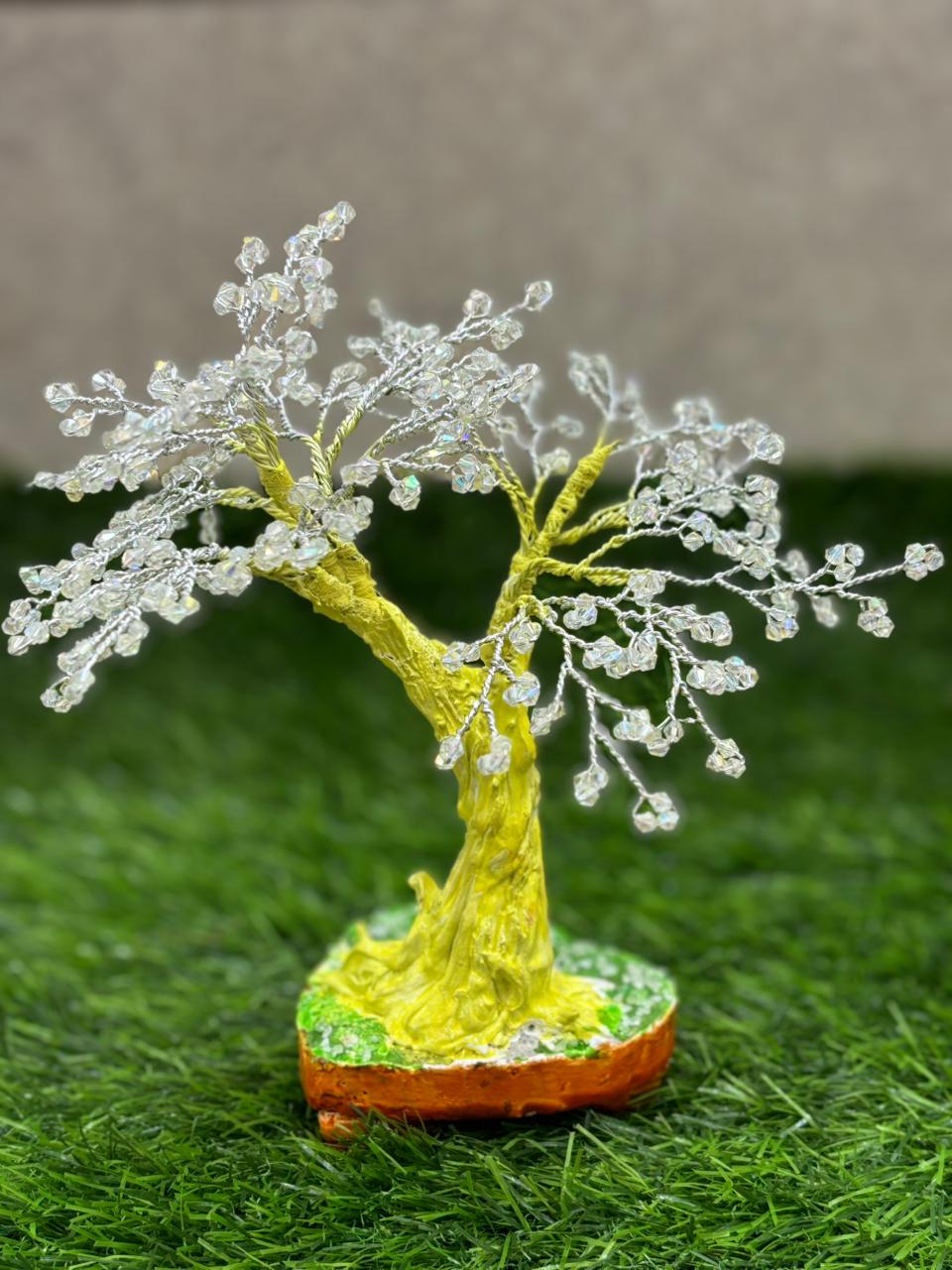 Handcrafted Beaded Tree Wall Decor - - Image 3