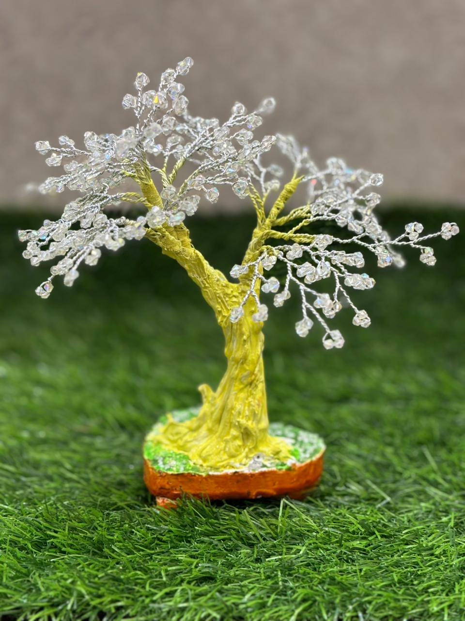 Handcrafted Beaded Tree Wall Decor -