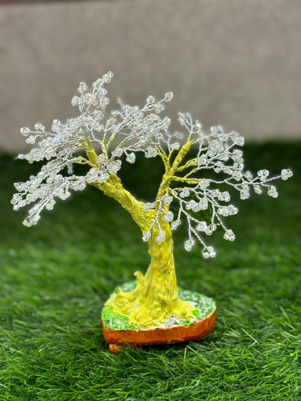 Handcrafted Beaded Tree Wall Decor - - Image 2
