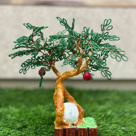 Handcrafted Beaded Tree Wall Decor- Artificial Tree